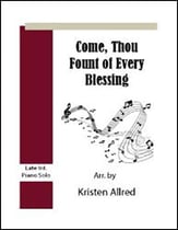 Come, Thou Fount of Every Blessing (Int. Piano Solo) piano sheet music cover